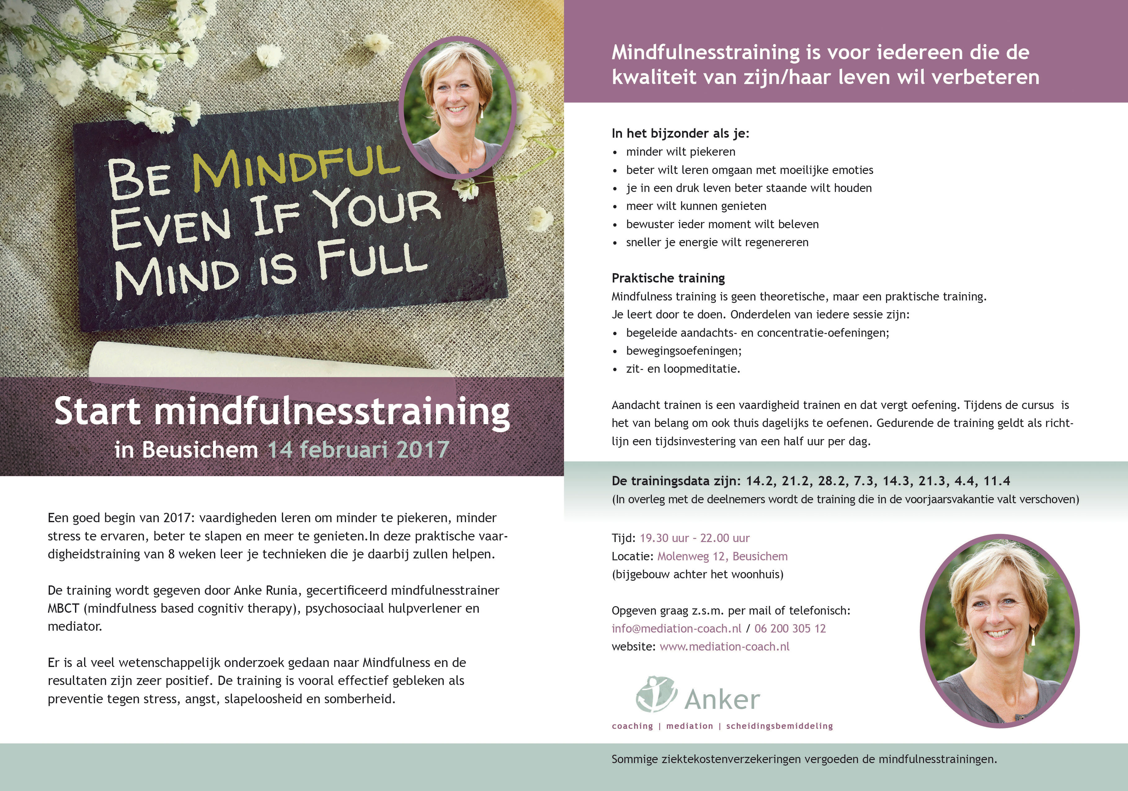 Mindfulness flyer